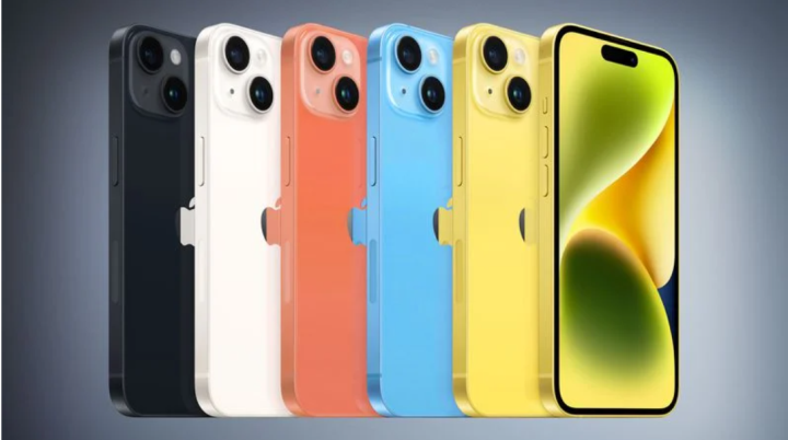Các mẫu iPhone 15 sẽ có màu xanh lam, màu san hô, trắng, đen và xanh lá cây, vàng.(Ảnh: MacRumos)