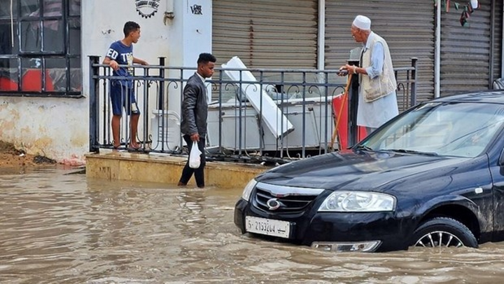 Bão Daniel gây nhiều thiệt hại tại miền Đông Libya. (Nguồn: BNN)