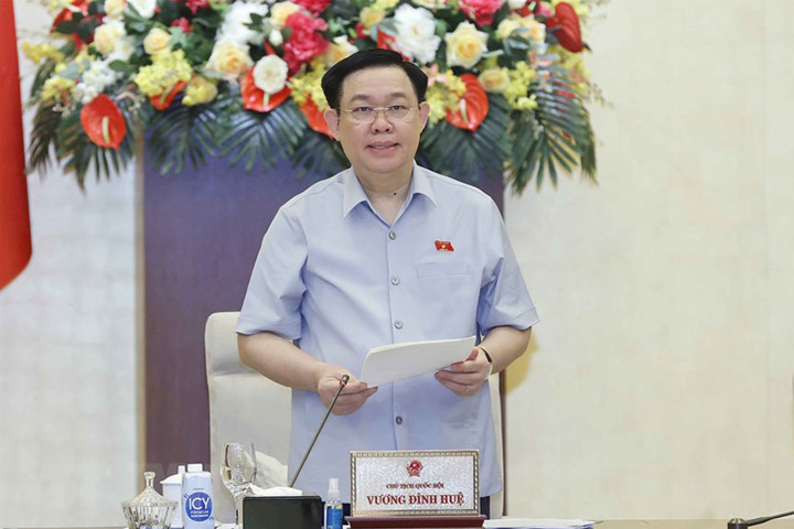 Chủ tịch Quốc hội Vương Đình Huệ. (Ảnh: TTXVN).