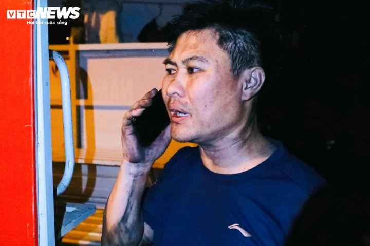 Anh Nguyễn Công Huy kể lại thời điểm xảy ra vụ hoả hoạn.