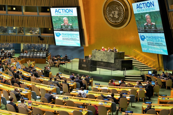 Thứ trưởng Nguyễn Chí Vịnh phát biểu tại Liên Hợp Quốc.