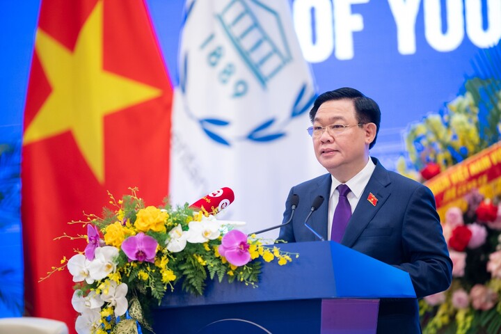 Chủ tịch Quốc hội Vương Đình Huệ. (Ảnh: quochoi.vn)