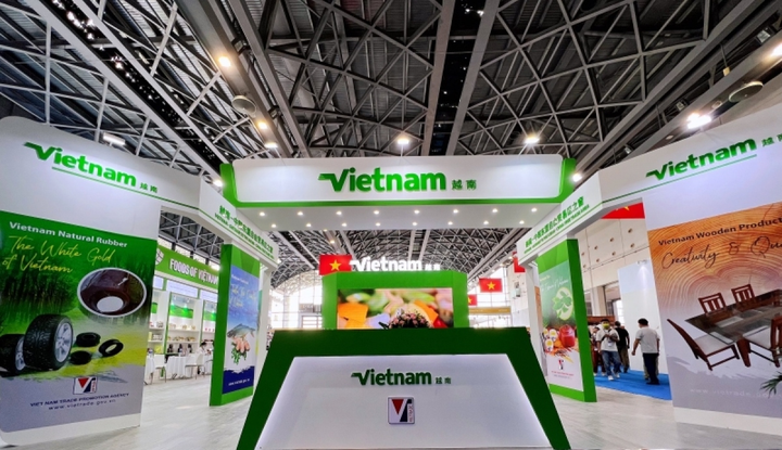 Gian hàng quốc gia Việt Nam tại CAEXPO 19.