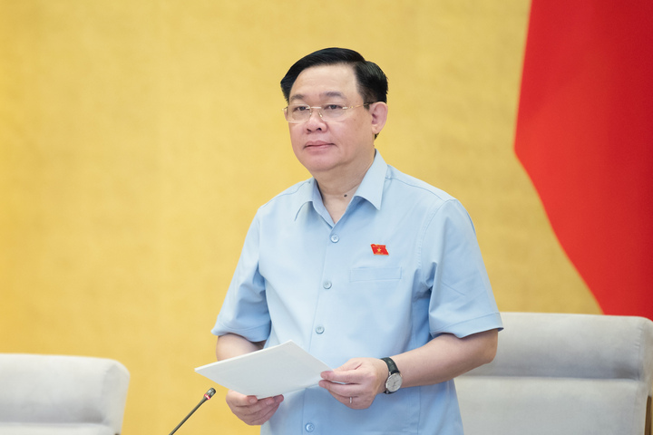 Chủ tịch Quốc hội Vương Đình Huệ. (Ảnh: quochoi.vn).
