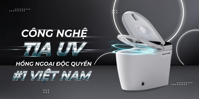 Công nghệ tia UV hồng ngoại diệt khuẩn độc quyền của thương hiệu Kazo Việt Nam. (Nguồn: kazovietnam.com)