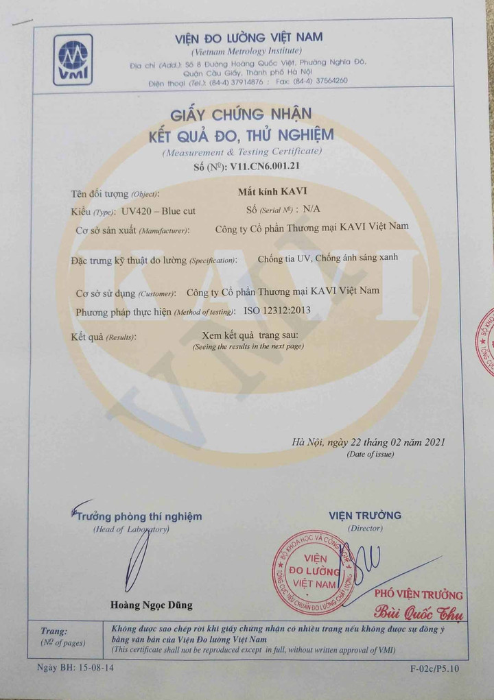 Kính chống ánh sáng xanh Kavi được tin dùng nhờ mắt kính chất lượng cao - 3