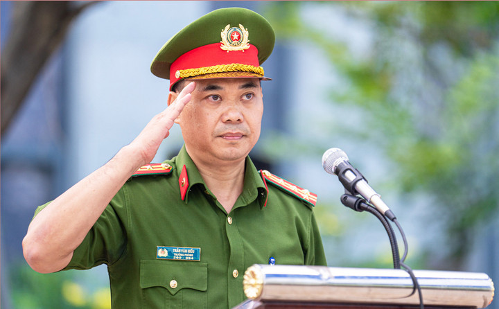 Đại tá Trần Văn Hiếu. (Ảnh: Chí Hùng)