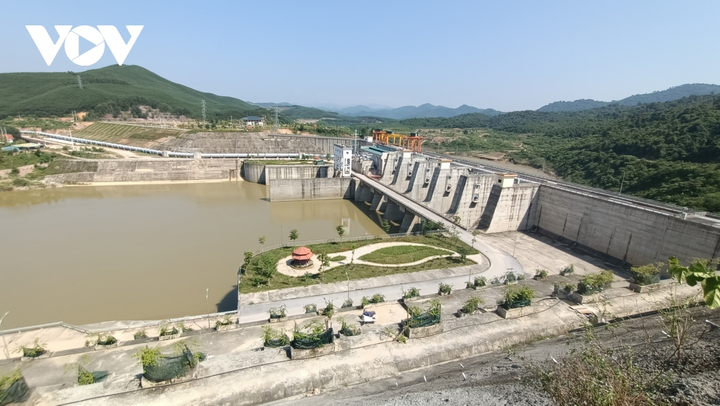 Phần đập chính dự án đã cơ bản hoàn thành