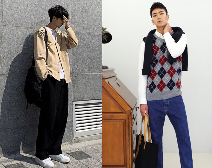 Áo len mỏng là một gợi ý tốt cho các chàng trai vào mùa thu.