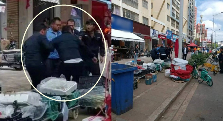 Bán rau sai chỗ, người đàn ông bị cán bộ quản lý đô thị đánh đến mức chấn thương nhiều nơi trên cơ thể.