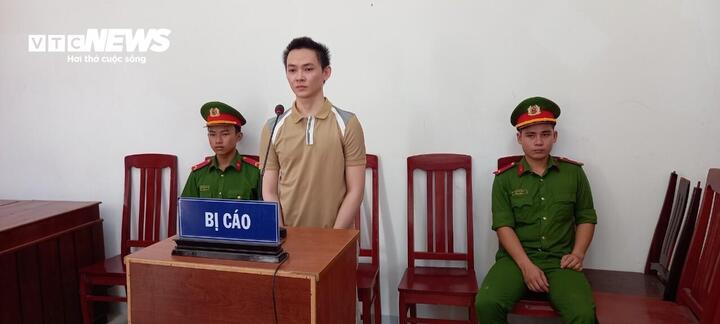 Bị cáo Nguyễn Minh Lâm tại phiên tòa.
