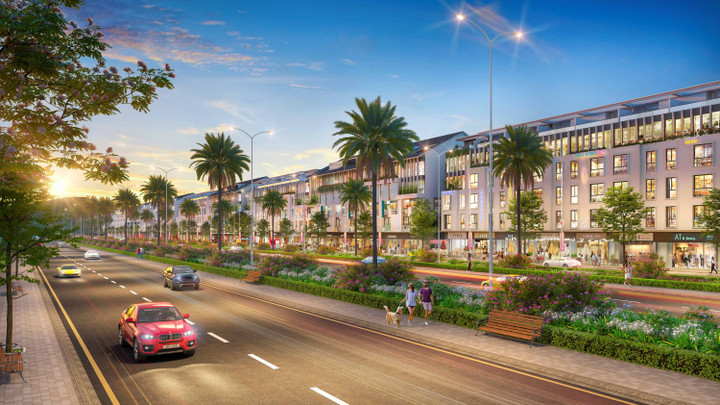 Shophouse mặt tiền đại lộ DT975.