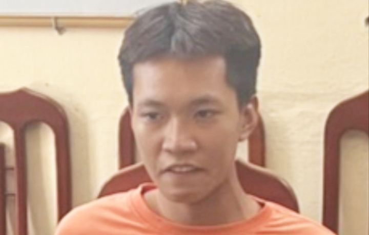 Nghi phạm Võ Tiến Mạnh. (Ảnh: T.D)