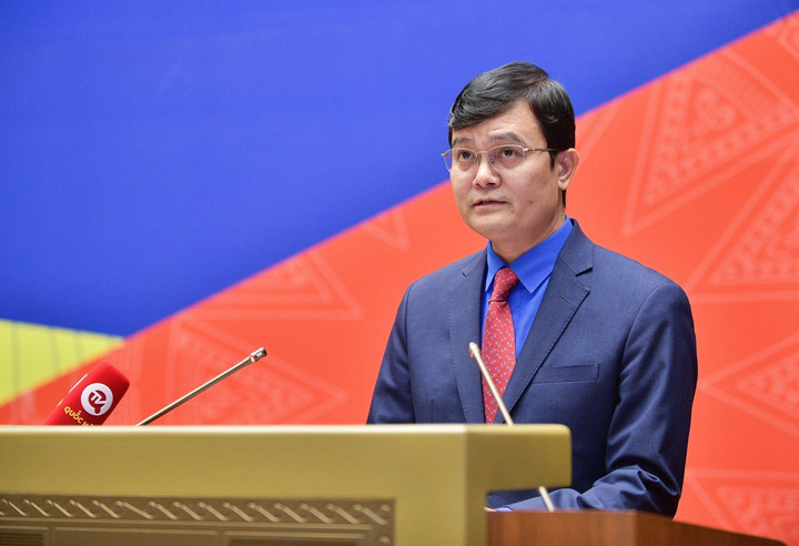 Anh Bùi Quang Huy, Bí thư thứ nhất Trung ương Đoàn. (Ảnh: quochoi.vn).