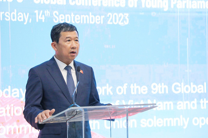 Ông Vũ Hải Hà, Chủ nhiệm Ủy ban Đối ngoại của Quốc hội. (Ảnh: Hồ Long).