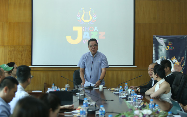 PGS.TS Lê Anh Tuấn - Giám đốc Học viện Âm nhạc Quốc gia Việt Nam chia sẻ về chương trình.