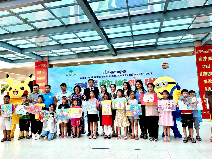 Cathay Life phát động cuộc thi vẽ tranh 'Em vẽ ước mơ của em' năm 2023 - 4
