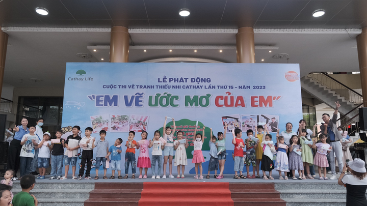 Cathay Life phát động cuộc thi vẽ tranh 'Em vẽ ước mơ của em' năm 2023 - 5