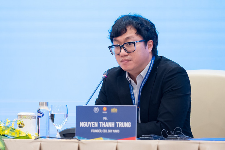 Ông Nguyễn Thành Trung - Giám đốc điều hành tại Sky Mavis. (Ảnh: quochoi.vn).