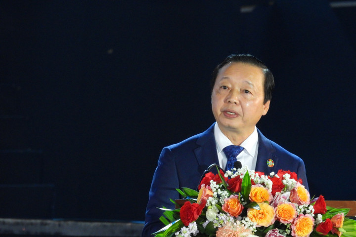 Phó Thủ tướng Trần Hồng Hà phát biểu tại Lễ kỷ niệm 120 năm Du lịch Sa Pa.