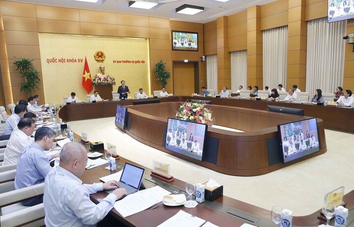 Toàn cảnh cuộc làm việc. (Ảnh: quochoi.vn).