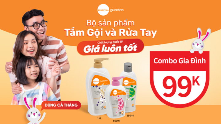 Guardian ra mắt combo gia đình siêu tiết kiệm 99k - 3
