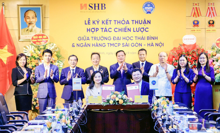 SHB hợp tác chiến lược với Đại học Thái Bình nâng cao chất lượng đào tạo - 1