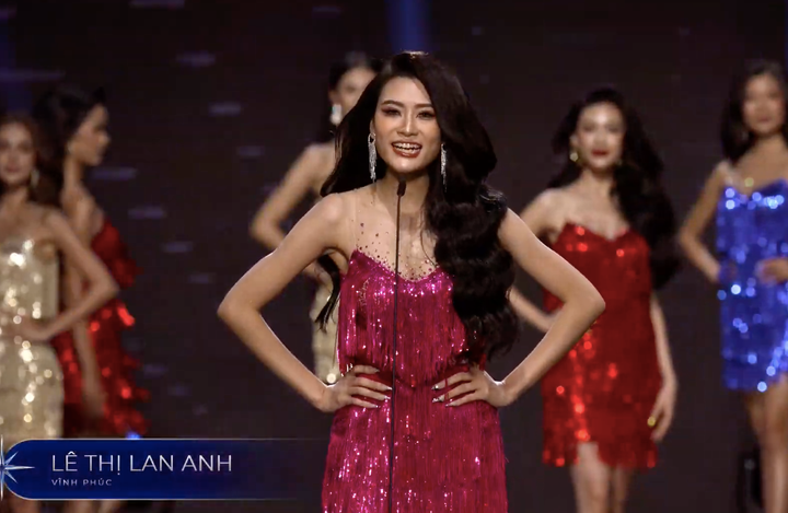 Thí sinh Lê Thị Lan Anh đến từ Vĩnh Phúc.