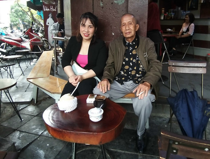 Tác giả (Đào Nguyên) gặp nhạc sĩ Y Vũ tháng 11/2022 tại Hà Nội.