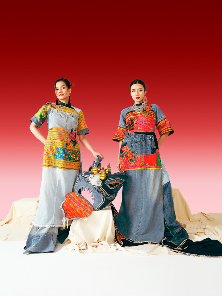 Người đẹp Lã Thanh Huyền và diễn viên Ngọc Huyền.