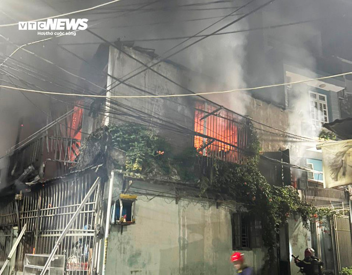 Hiện trường vụ hỏa hoạn.