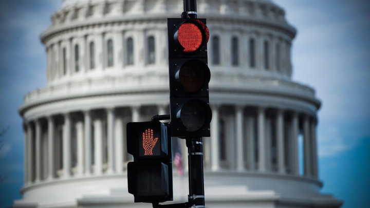 Tòa nhà Quốc hội Mỹ ở Washington DC., ngày 28/9/2023. (Ảnh: AFP)
