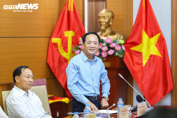 Thượng tướng Trịnh Văn Quyết chia sẻ tại buổi lễ. (Ảnh: Khổng Chí)