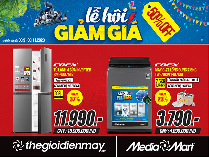 MediaMart tưng bừng lễ hội giảm giá, siêu sale 50% - 3