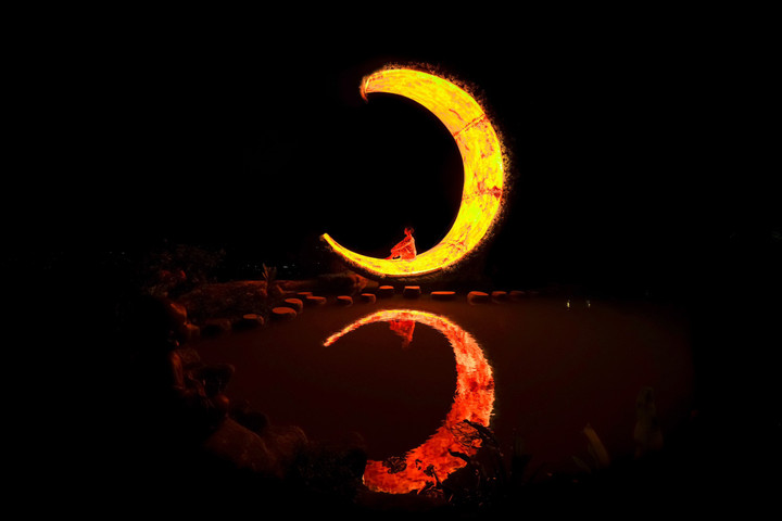 Khu vườn Vô Ngã an yên trên đỉnh núi Bà Đen. (Ảnh: Nguyễn Minh Tú)