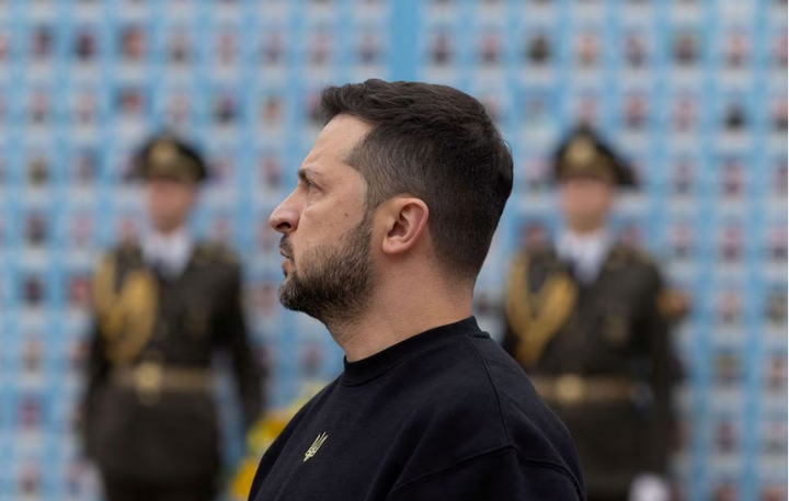 Tổng thống Ukraine Volodymyr Zelensky. (Ảnh: Reuters