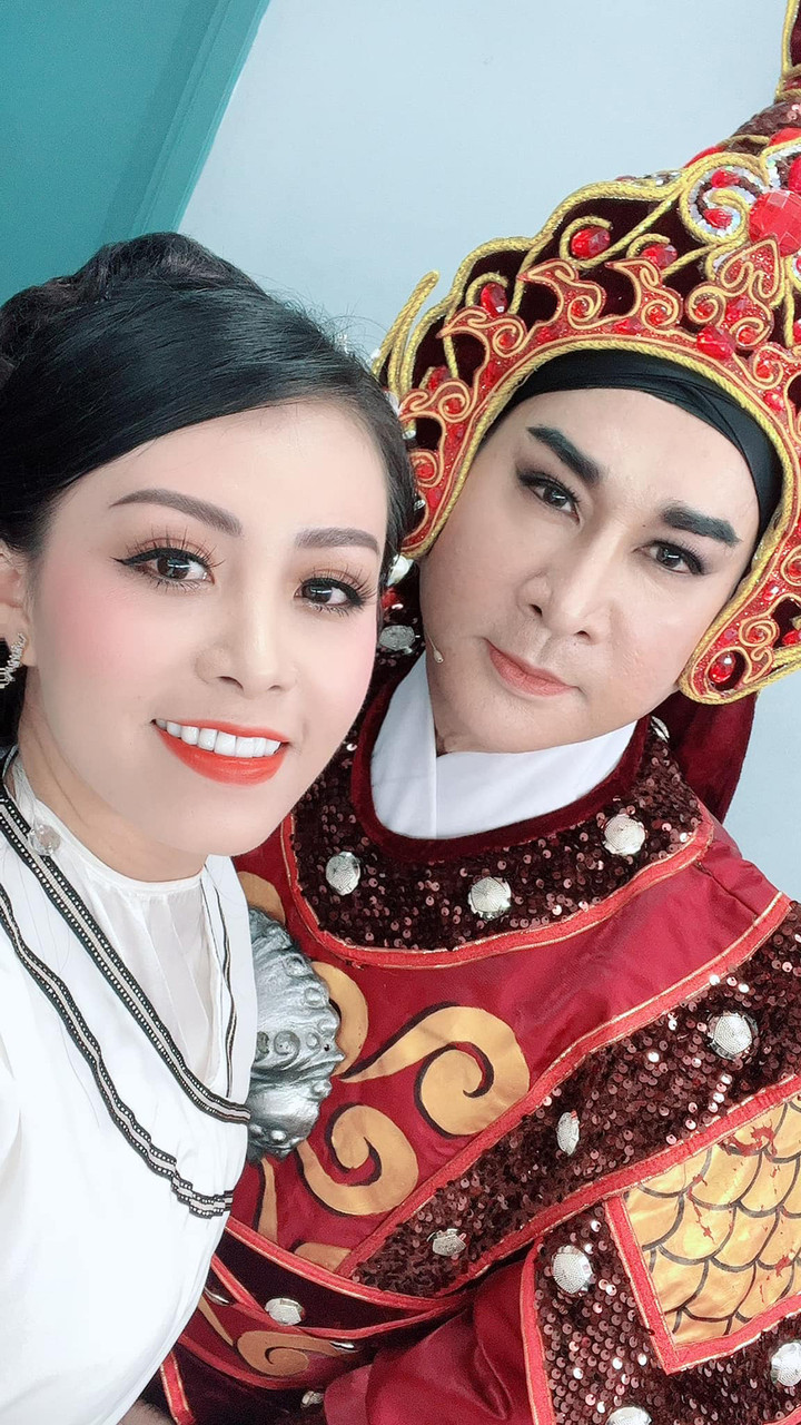 Võ Ngọc Quyền và NSƯT Kim Tử Long.