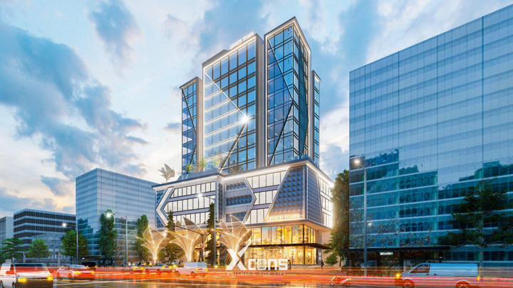 Toà Office Town sang trọng, đẳng cấp.