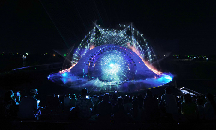 Sân khấu Kiss The Stars là không giới hạn về không gian, đưa du khách bước vào hành trình du ngoạn vũ trụ đầy sống động.