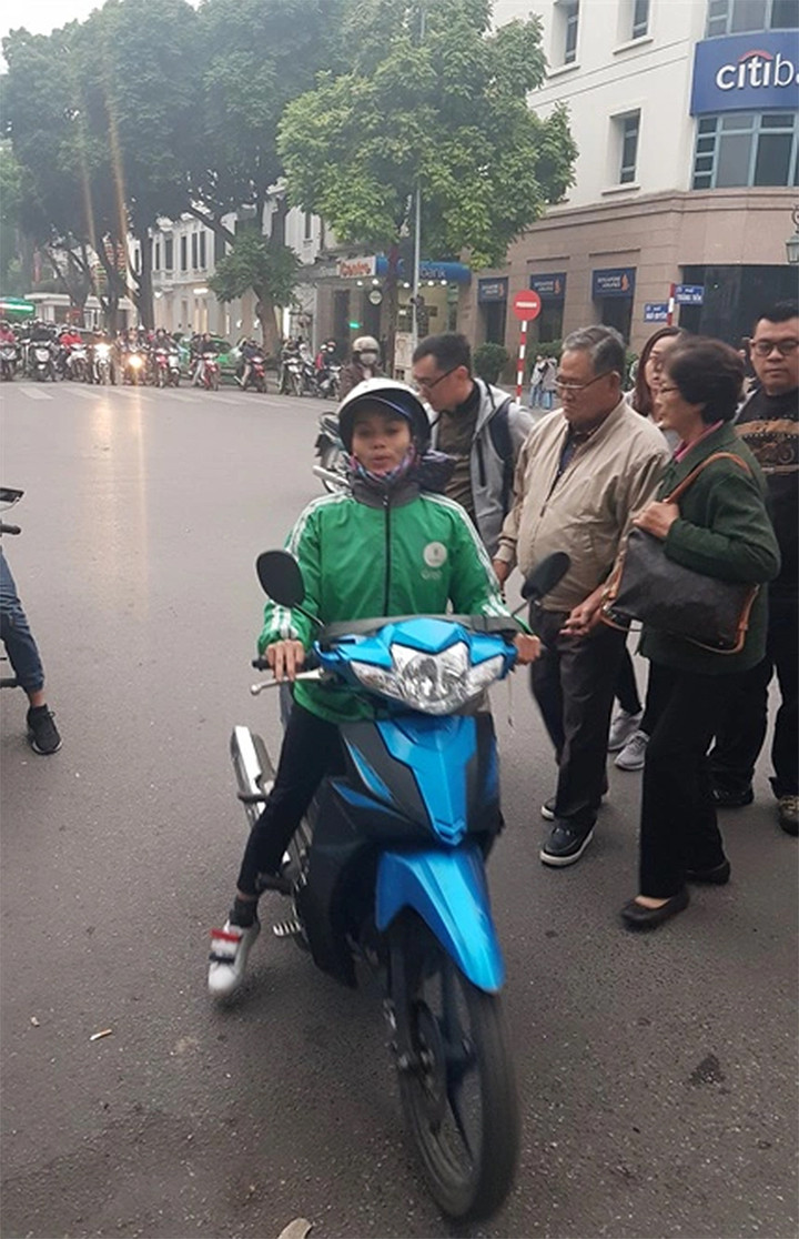 Nữ tài xế Nguyễn Thị Hòa. (Ảnh: Hoàng Anh)