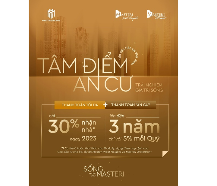 Masterise Homes ra mắt chính sách 'Tâm điểm an cư – Trải nghiệm giá trị sống' - 1