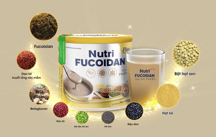 Thực chăm sóc Nutri Fucoidan – bổ sung cập nhật đủ chất mang đến người mắc bệnh ung thư.