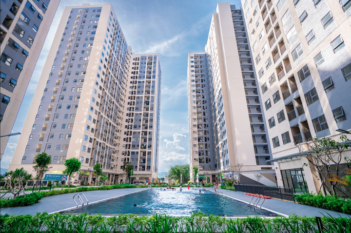 Toàn cảnh dự án The Ori Garden – Tổ hợp chung cư NOXH lớn nhất Đà Nẵng. (Ảnh: The Ori Garden)