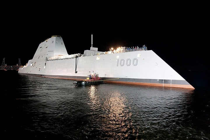 Tàu khu trục lớp Zumwalt.