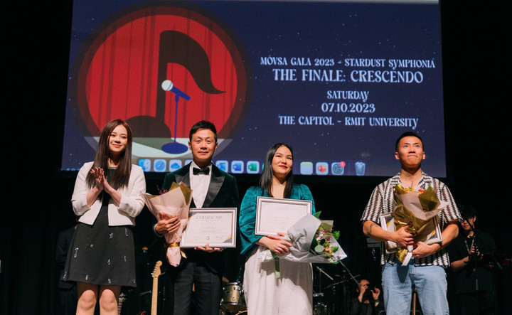 Ban giám khảo quyền lực của Movsa Gala 2023 với MC – Đạo diễn Anh Tuấn, Diễn viên/ Ca sỹ Chi Nguyễn, Ca sỹ Mạnh Duy