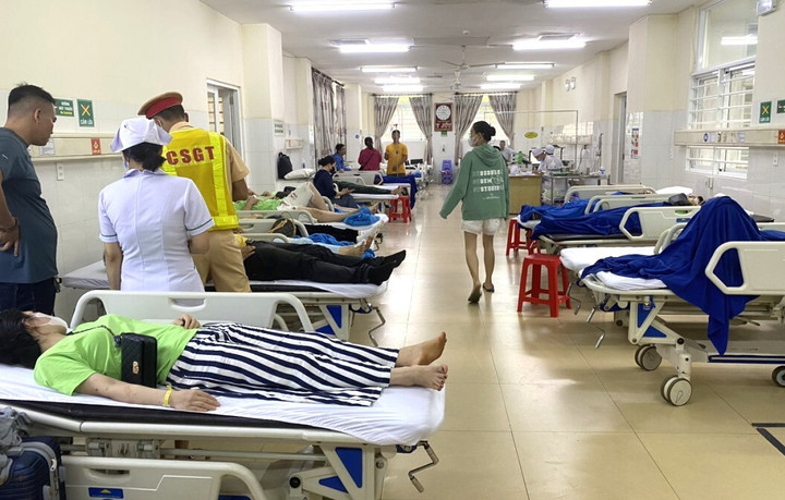 Các trường hợp bị thương đang được điều trị tại Bệnh viện Đa khoa Thiện Hạnh.