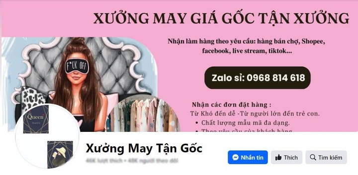 Xưởng may tận gốc là địa chỉ cung cấp các mặt hàng thời trang uy tín.