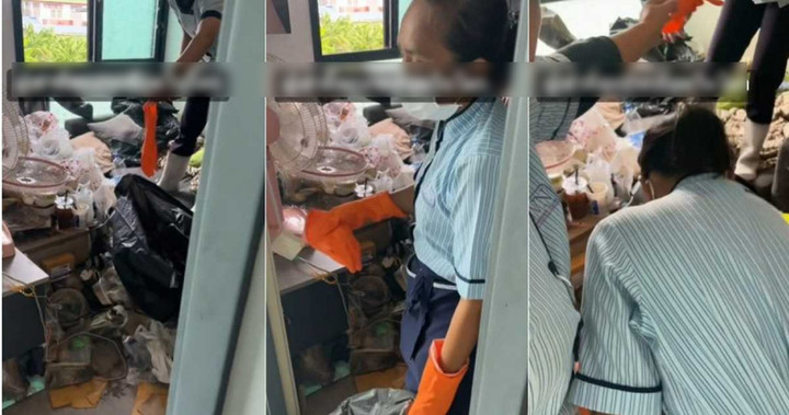 Chủ nhà bất lực trước cảnh hoang tàn, hôi thối.