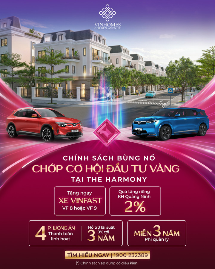 Sở hữu ngay The Harmony với chính sách bán hàng vô cùng hấp dẫn, đặc biệt có 4 phương án thanh toán linh hoạt.