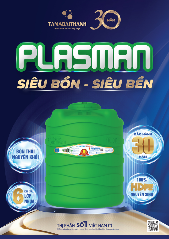 Siêu bồn Plasman Tân Á Đại Thành có nhiều ưu điểm nổi bật, đáp ứng nhu cầu của bà con.